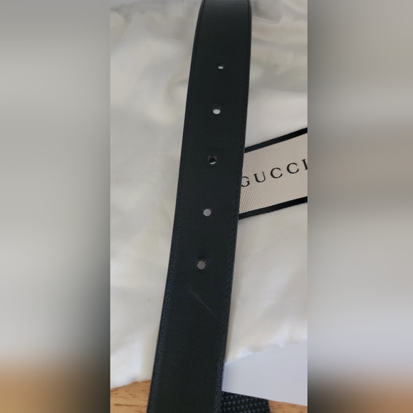 Gucci Black Leather Belt - Picture 1 of 11